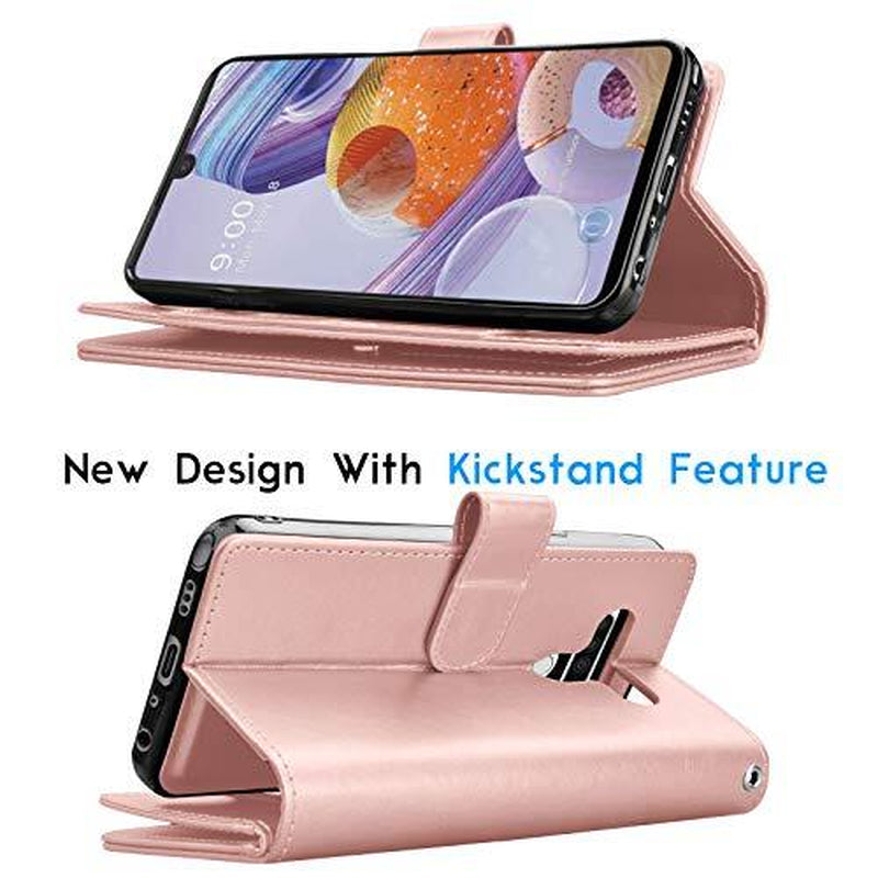 Cober Funda Cartera De PU Cuero Para LG Stylo 6 Cover Lujo Telefono Protector