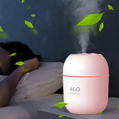 Humidifiers for Bedroom, Usb Rechargeable Humidifier Home Office Desk Humidifier Portable Mini Humidifier for Baby Bedroom Travel Office Home