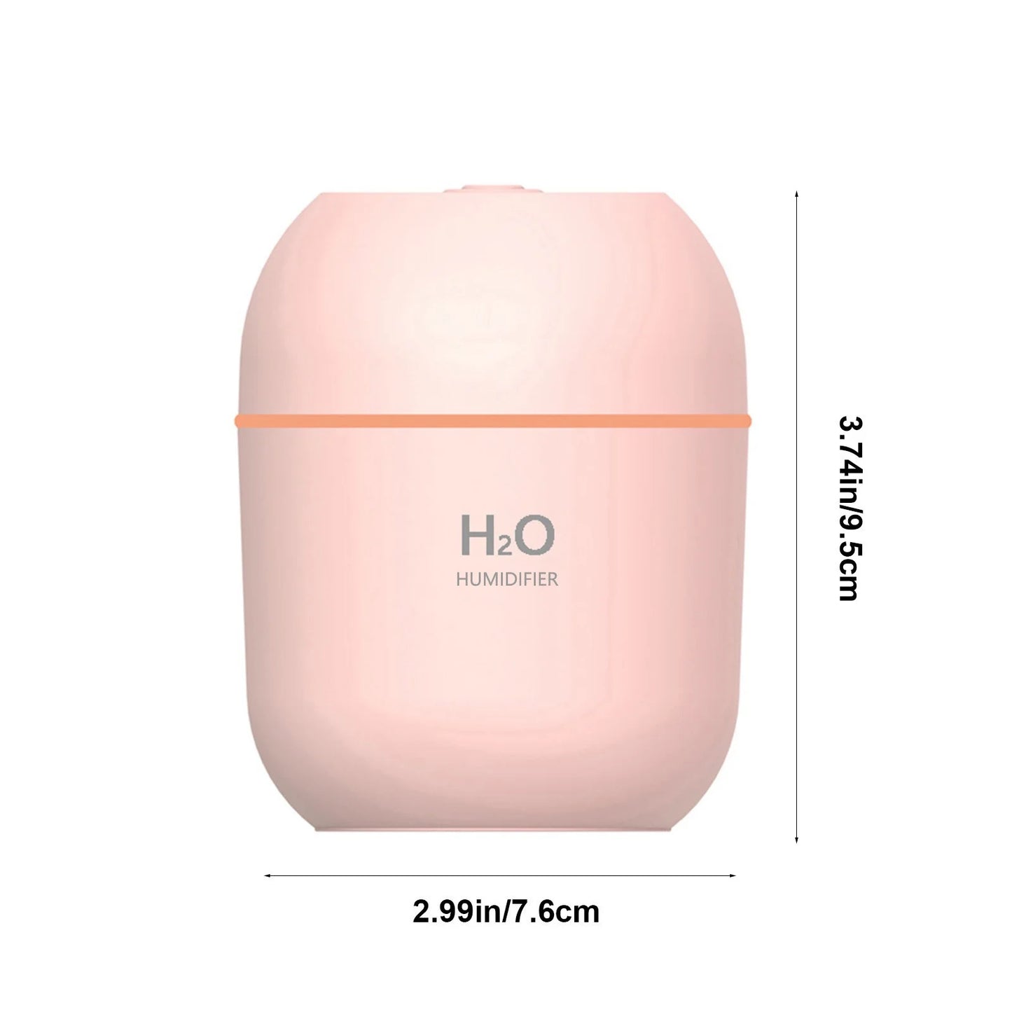 Humidifiers for Bedroom, Usb Rechargeable Humidifier Home Office Desk Humidifier Portable Mini Humidifier for Baby Bedroom Travel Office Home