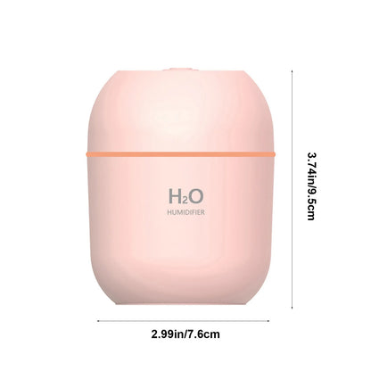 Humidifiers for Bedroom, Usb Rechargeable Humidifier Home Office Desk Humidifier Portable Mini Humidifier for Baby Bedroom Travel Office Home