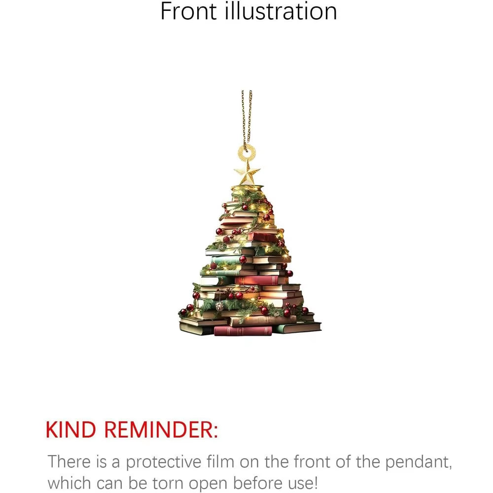 Christmas Tree Decorations Hanging Decorations Home Holiday Acrylic DIY Pendant Xmas Decor Ornament Navidad