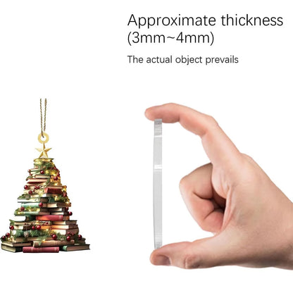 Christmas Tree Decorations Hanging Decorations Home Holiday Acrylic DIY Pendant Xmas Decor Ornament Navidad