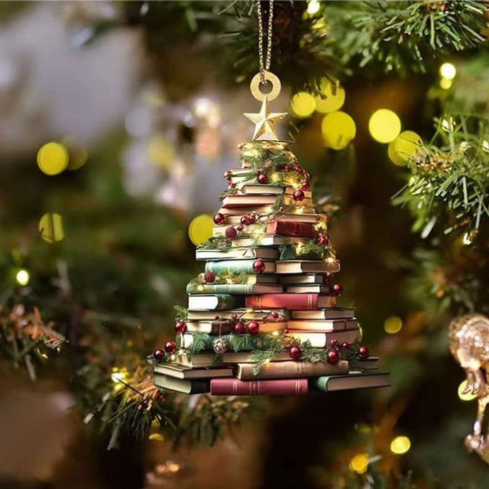 Christmas Tree Decorations Hanging Decorations Home Holiday Acrylic DIY Pendant Xmas Decor Ornament Navidad