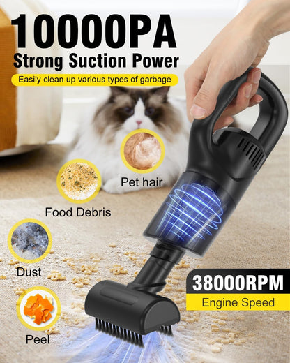 Aspiradora De Mano Inalámbrica, Portátil, Recargable E Inalámbrica