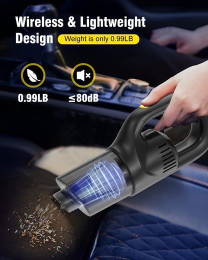 Aspiradora De Mano Inalámbrica, Portátil, Recargable E Inalámbrica