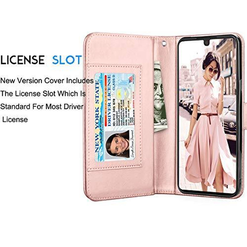Cober Funda Cartera De PU Cuero Para LG Stylo 6 Cover Lujo Telefono Protector