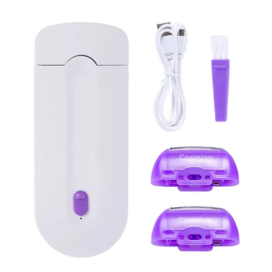 Professional Painless Hair Removal Kit Laser Touch Epilator Usb Rechargeable Body Face Leg Bikini Remove Depilador Shaver