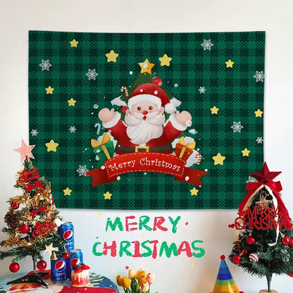 Navidad Party Accessories Christmas Background Tapestry Living Room Decorations Navidad Decoraciones Para El Hogar