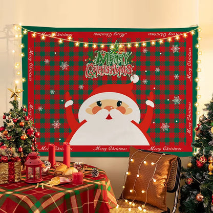 Navidad Party Accessories Christmas Background Tapestry Living Room Decorations Navidad Decoraciones Para El Hogar