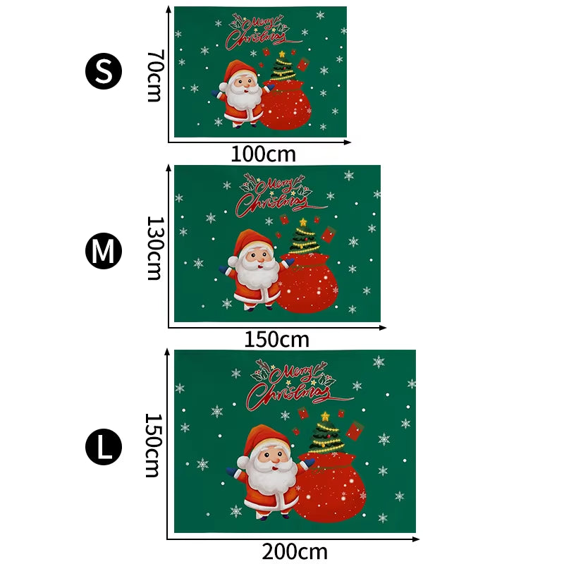 Navidad Party Accessories Christmas Background Tapestry Living Room Decorations Navidad Decoraciones Para El Hogar