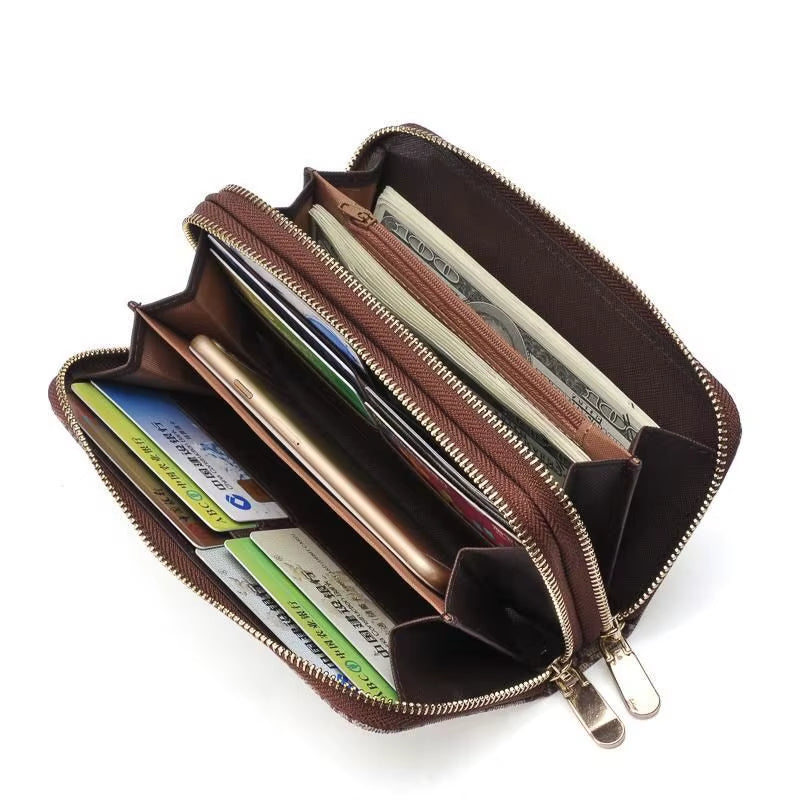 Fashion Purse Women'S Long Large Capacity Zipper Hand Bag Phone Bag Card Bag Cartera Femenina Wallet Billetera Carteras