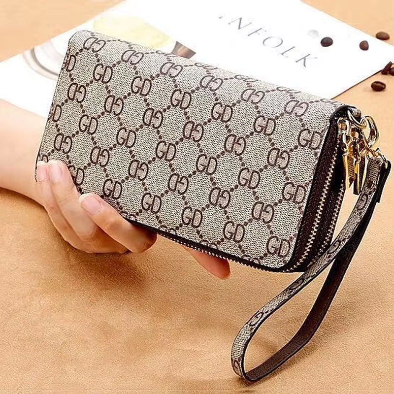 Fashion Purse Women'S Long Large Capacity Zipper Hand Bag Phone Bag Card Bag Cartera Femenina Wallet Billetera Carteras